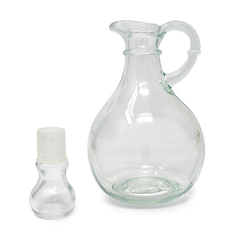 Norpro 794 Oil/Vinegar Cruet, 11 oz Glass Cruet with Airtight Glass Stopper