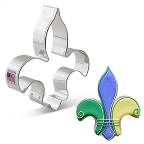 American Cookie Cutter Co. 7980A Fleur de Lis Cookie Cutter 4-3/4"