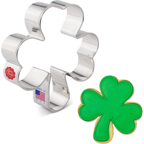 American Cookie Cutter Co. 7985A Shamrock Cookie Cutter - 3.75 Inch, Made in USA