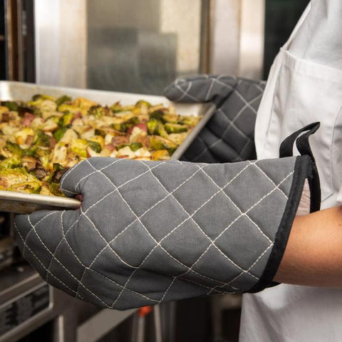 San Jamar 800FG13-BK BestGuard 13-Inch Black Oven Mitt