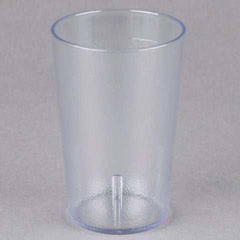 Cambro 800P152 Colorware 7.8 oz. Clear SAN Plastic Tumbler