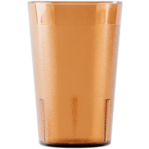 Cambro 800P153 Colorware 7.8 oz. Amber SAN Plastic Tumbler