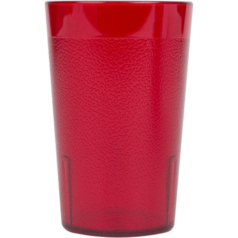 Cambro 800P156 Colorware 7.8 oz. Ruby Red SAN Plastic Tumbler