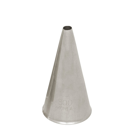 Ateco 800 Plain Pastry Tube - Seamless Stainless Steel Round Piping Tip