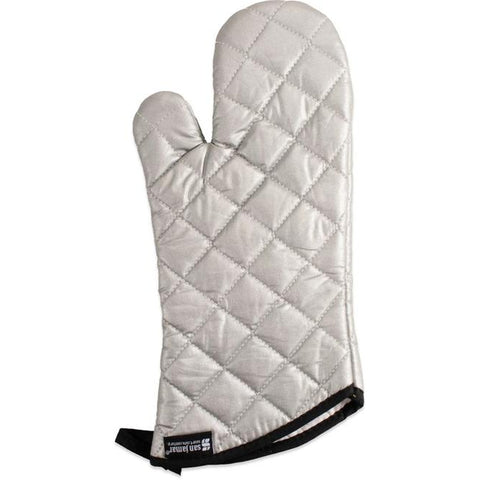 San Jamar 801SG15 15" Silver Silicone Oven/Freezer Mitt