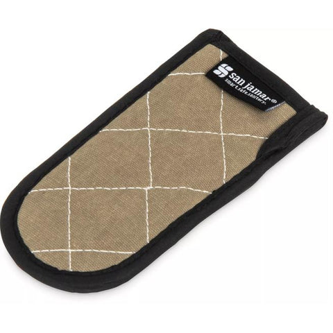 San Jamar 804BG BestGuard Handle Holder, 3-1/4" x 6-1/2\" Tan Fire Retardant