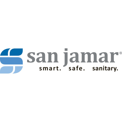 San Jamar 804HH Bestan Handle Holder, 3-1/4" x 6-1/2\" Tan - 1 Dozen