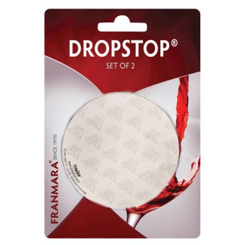 Franmara 8064-C DropStop Wine Pourer Card - Set of 2