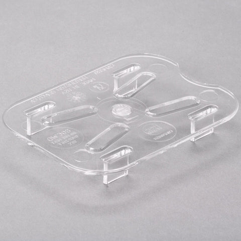 Cambro 80CWD135 Camwear 1/8 Size Clear Polycarbonate Drain Shelf