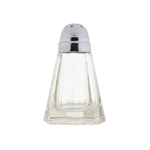Tablecraft Products 80S&P-2 Paneled Glass Salt & Pepper Shaker