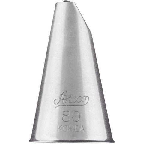 Ateco 80 Specialty Fluted Stainless Steel Decorating Piping Tip