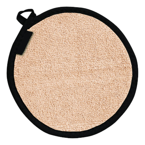 San Jamar 813RPH 8" Round Heavy Duty Terry Cloth Pot Holder