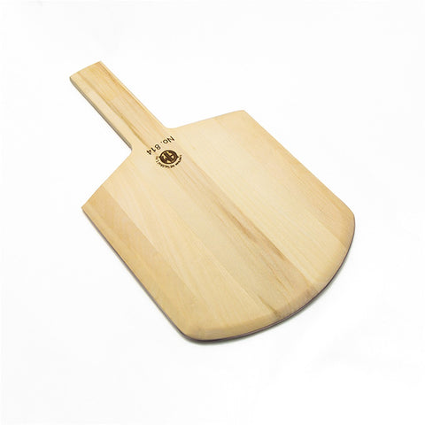 American Metalcraft 814 - 14" Deluxe Wood Pizza Peel with Short Handle