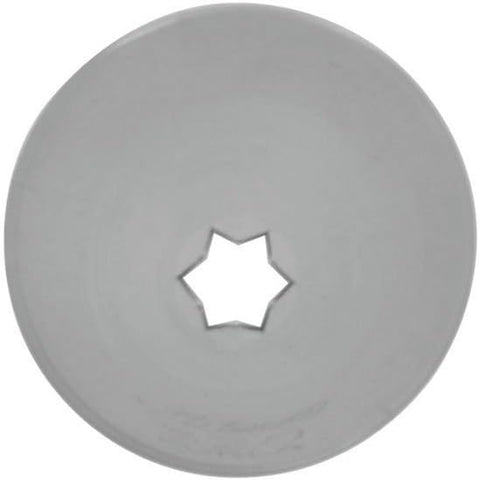 Ateco 820 Open Star Pastry Tip - .16" Opening Diameter, Stainless Steel