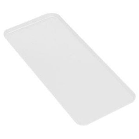 Cambro 826MT148 White Fiberglass Market Display Tray 25-1/2" x 8-1/4"