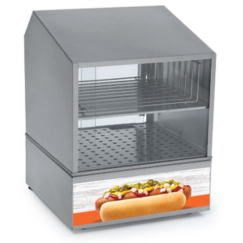 Nemco 8300 Countertop Hot Dog Steamer, 150 Hot Dog & 30 Bun Capacity