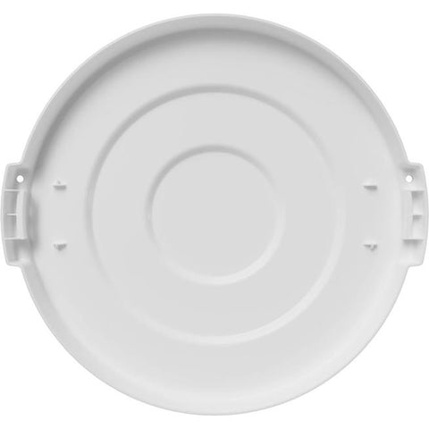 CFS Brands 84101102 Bronco Round Waste Bin Lid for 10 Gallon Container, White