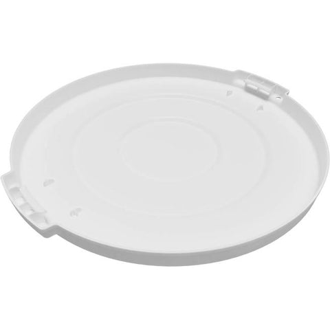 CFS Brands 84101102 Bronco Round Waste Bin Lid for 10 Gallon Container, White