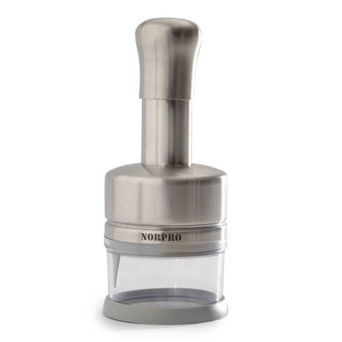 Norpro 842 Stainless Steel Vegetable Chopper, 1 Cup Capacity