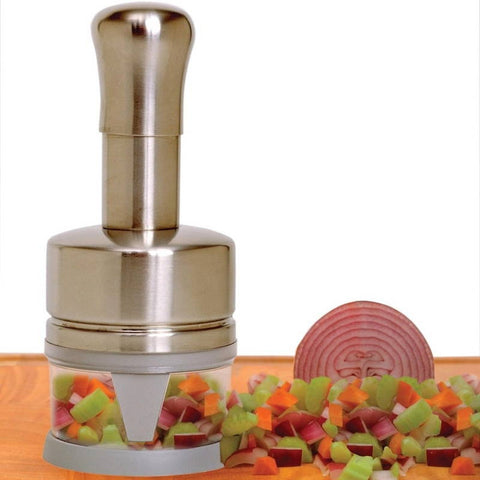 Norpro 842 Stainless Steel Vegetable Chopper, 1 Cup Capacity