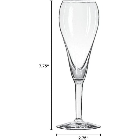 Libbey Glass 8477 Citation Gourmet 6 oz Tulip Champagne Flute Glass