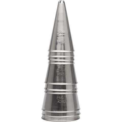 Ateco 850 10-Piece Closed Star Stainless Steel Pastry Tube Set