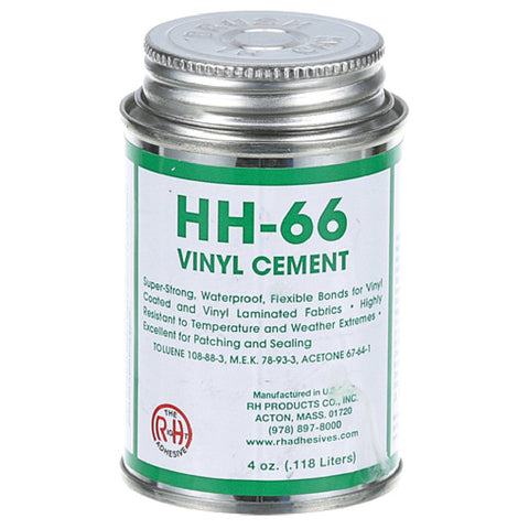 AllPoints 851143 HH-66 Vinyl Cement 4 oz Can with Brush Applicator
