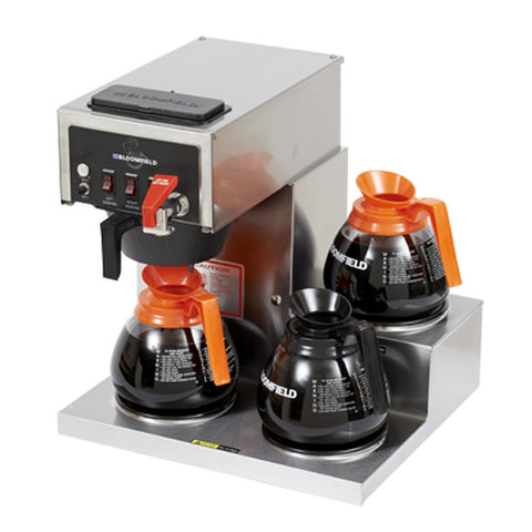 Bloomfield 8572D3F Koffee King 3-Warmer Automatic Decanter Coffee Brewer - 120V