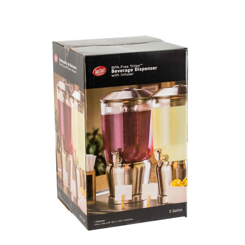 TableCraft Products 85 5 Gallon Stainless Steel Beverage Dispenser