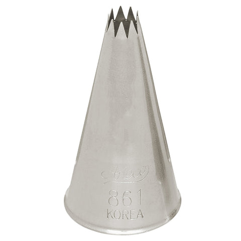 Ateco 861 French Star Stainless Steel Pastry Tip