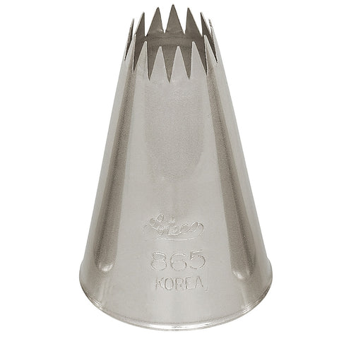 Ateco 865 French Star Pastry Tip - Stainless Steel