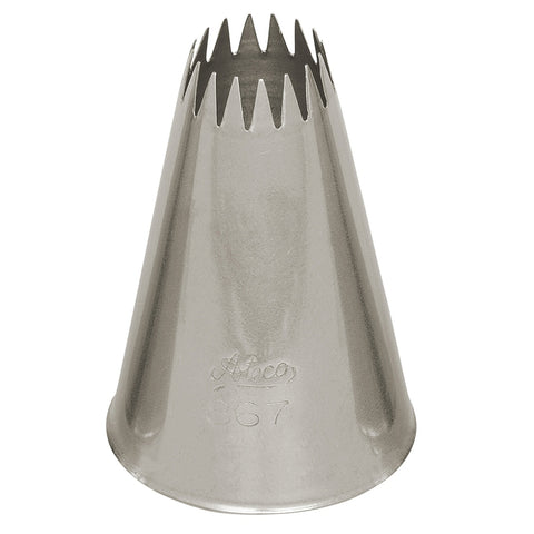 Ateco 867 French Star Pastry Tip - Stainless Steel Piping Tip