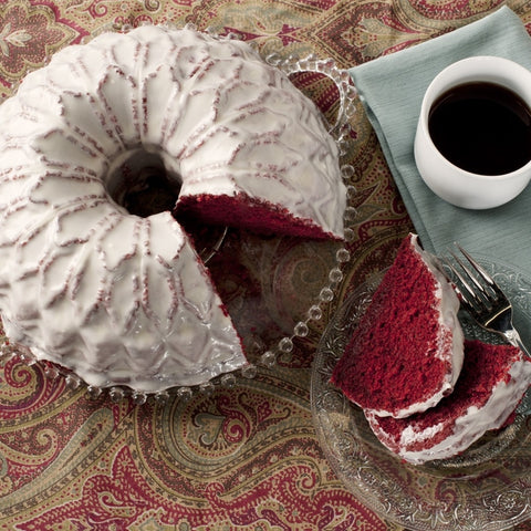 Nordic Ware 88737 Stained Glass Bundt Pan, 9-Cup Cast Aluminum