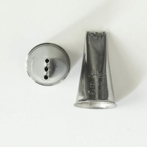 Ateco 89 Triple Line Pastry Tip - 3-Line Decorating Tube for String Work