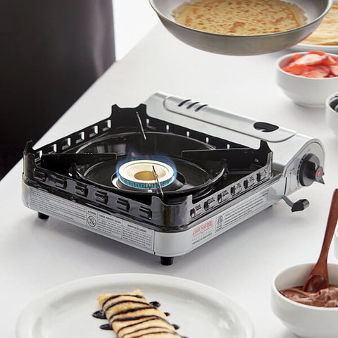 Chef Master 90019 1-Burner Butane Countertop Range, 15,000 BTU