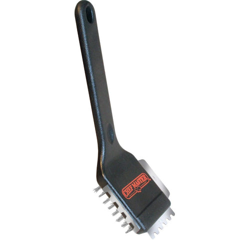 Chef Master 90052 Panini Grill Brush with 3 Scrapers