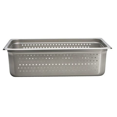 Libertyware 9006P Full Size 6-Inch Perforated Anti-Jam Stainless Steel Food Pan