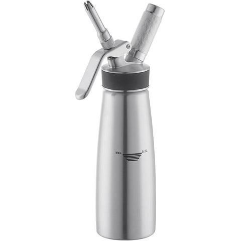 CHEF MASTER 90078 0.5 Liter Stainless Steel Whipped Cream Dispenser