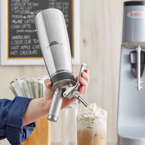 CHEF MASTER 90078 0.5 Liter Stainless Steel Whipped Cream Dispenser