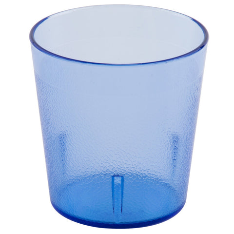 Cambro 900P401 Colorware 9.7 oz. Slate Blue SAN Plastic Tumbler