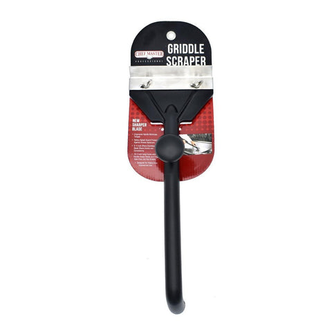 Chef Master 90254 Griddle Scraper - Professional Flat Top Grill Cleaning Tool