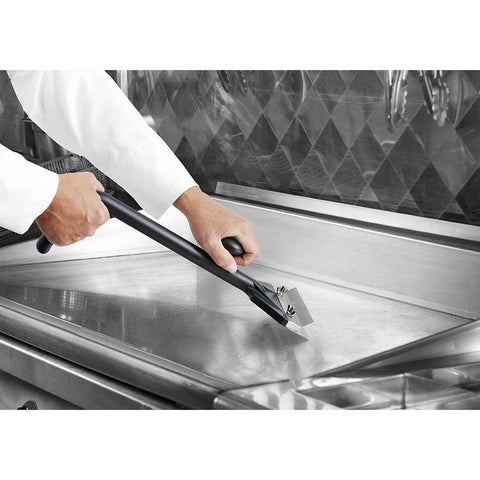 Chef Master 90254 Griddle Scraper - Professional Flat Top Grill Cleaning Tool