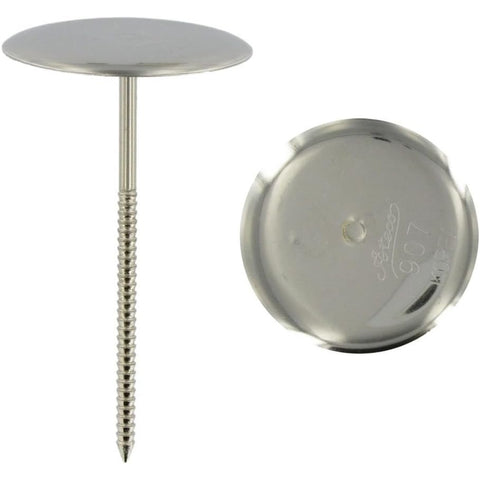Ateco 907 Stainless Steel Flat Flower Nail, 1-1/2" x 3"