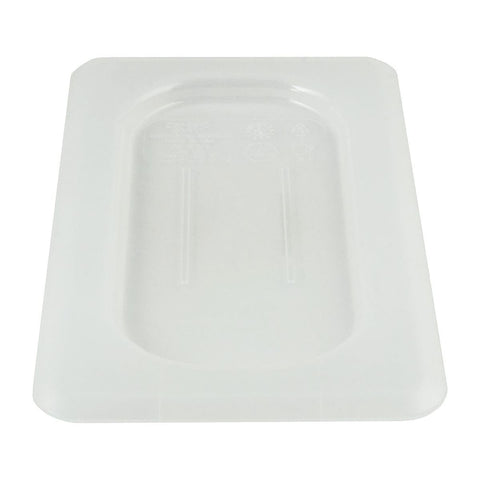 Cambro 90PPC190 1/9 Size Translucent Polypropylene Flat Food Pan Cover