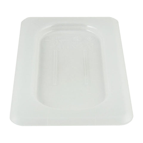 Cambro 90PPC190 1/9 Size Translucent Polypropylene Flat Food Pan Cover