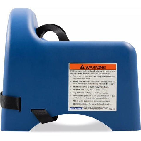 Carlisle FoodService Products 911414 Stackable Booster Seat, Blue