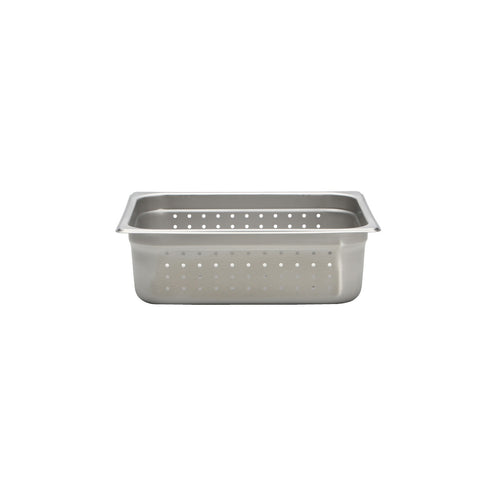 Libertyware 9124P Half Size 4-Inch Deep Perforated Anti-Jam Stainless Steel Food Pan, 23 Gauge