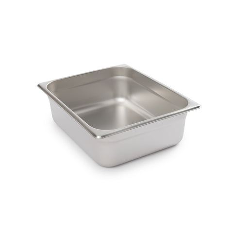 Half Deep Insert 4 Inch Libertyware 9124 Half Size 4-Inch Deep Anti-Jam Stainless Steel Steam ...