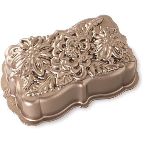 Nordic Ware 91348 Wildflower Loaf Pan - Toffee