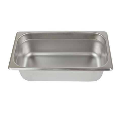 Libertyware 9134 Third Size 4" Deep Anti-Jam Stainless Steel Food Pan, 23 Gauge
